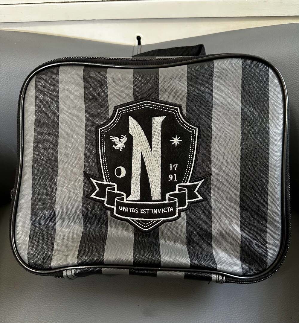 Wednesday Nevermore Academy Insulated Lunch Box Bag The Addams Family